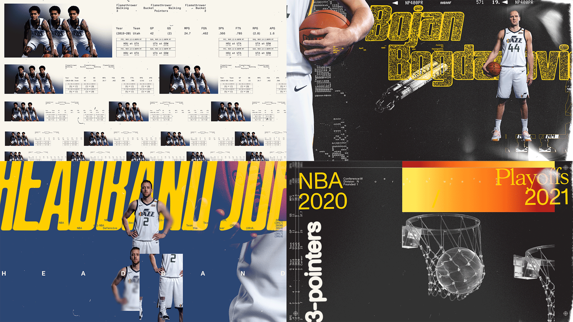 Utah Jazz Styleframes