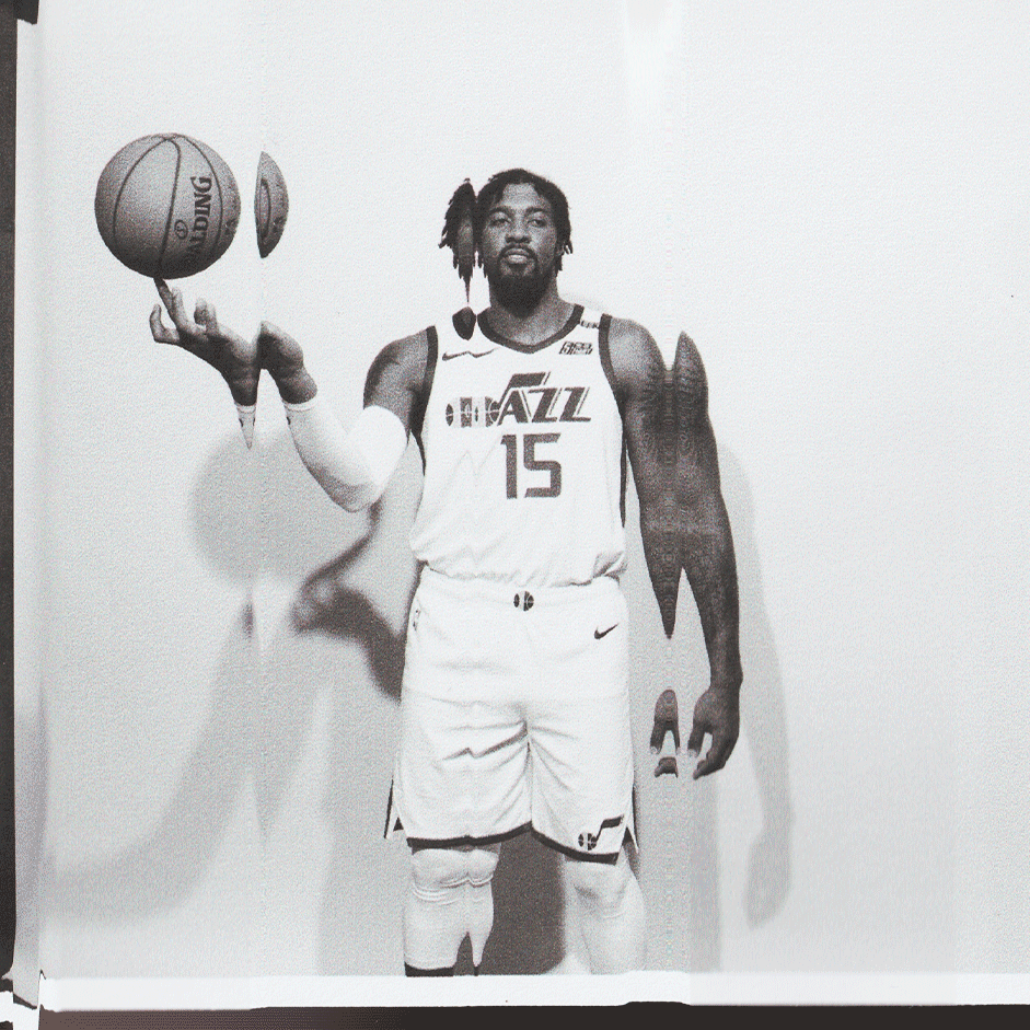 Utah Jazz Favors scan animation