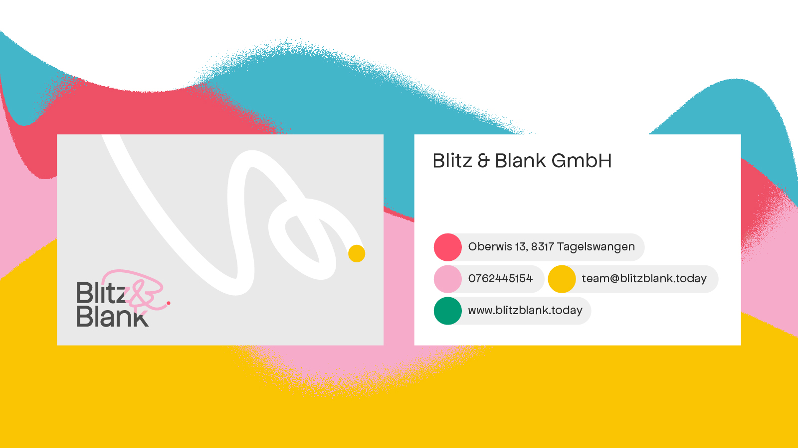 blitz&blank business card