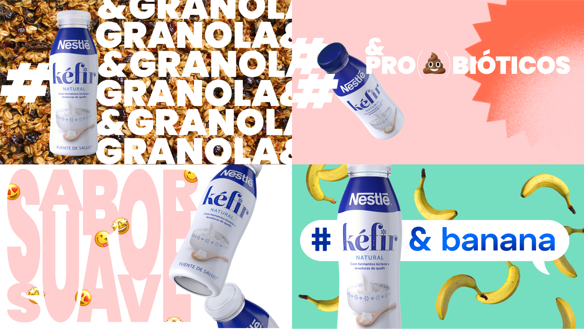 nestle kefir - look development